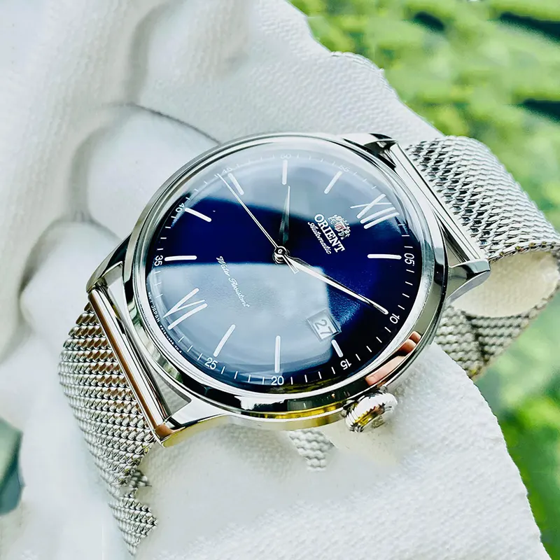 Orient Bambino Automatic Blue Dial Men's Watch- RA-AC0019L