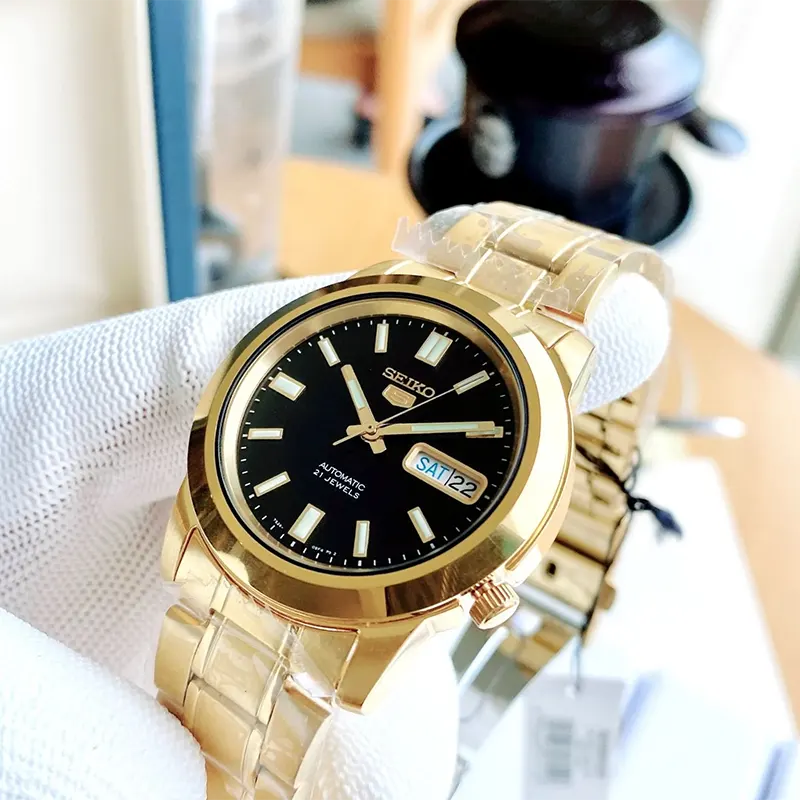 Seiko 5 Automatic Black Dial Sports Black Men’s Watch- SNKK22K1