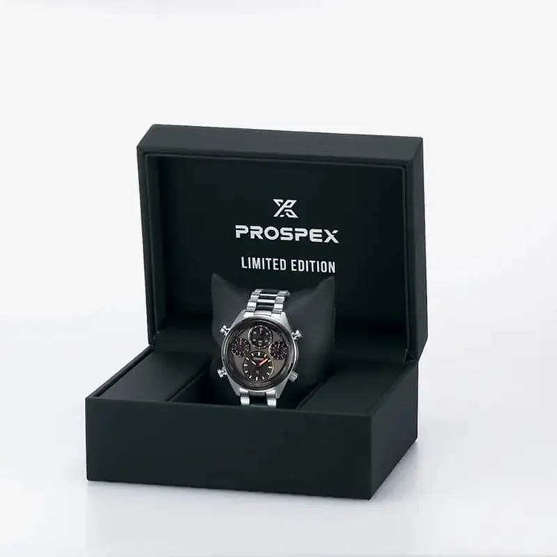 Seiko Prospex Speedtimer Black & Khaki Dial Limited Edition Men's Watch- SFJ005P1
