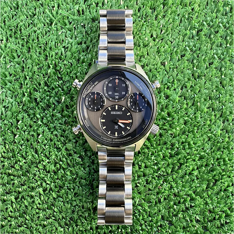 Seiko Prospex Speedtimer Black & Khaki Dial Limited Edition Men's Watch- SFJ005P1