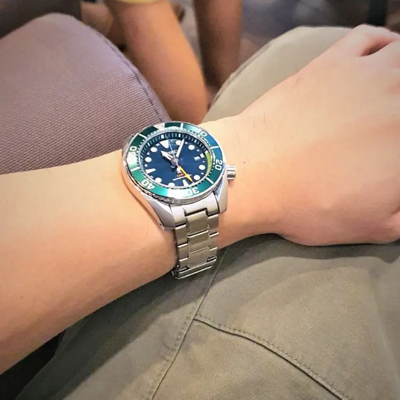 Seiko Prospex Sea Sumo Solar GMT Men's Watch- SFK003J1