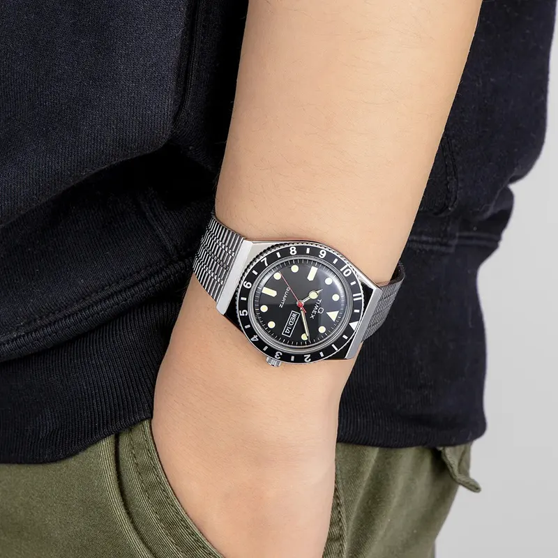 Timex Q Reissu Black Dial Men's Watch-  TW2U61800 watch product view 6