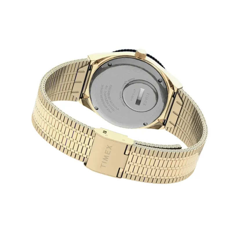 Timex Q Reissue Blue Dial Gold-Tone Men's Watch- TW2U62000 TW2U62000U9 watch product view 5