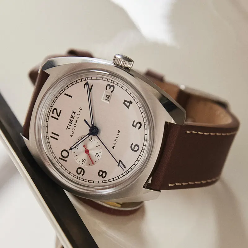 Timex Marlin Sub-Dial Automatic White Dial Watch- TW2V62000 watch product view 5