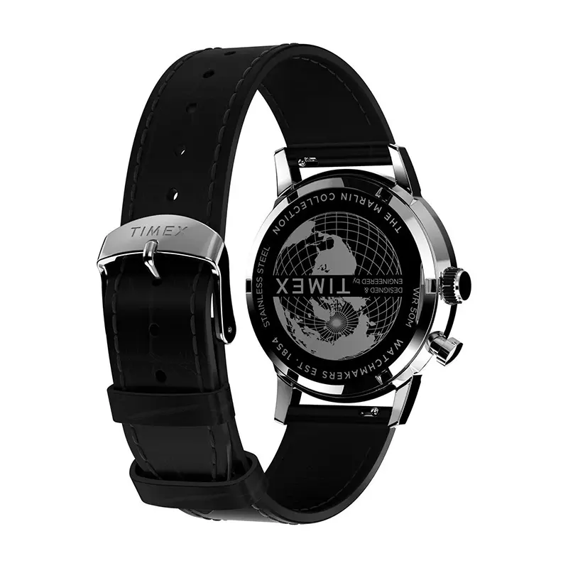Timex Marlin® Chronograph Moon Phase Blue Men's Watch- TW2W51200 TW2W51200UJ watch product view 6