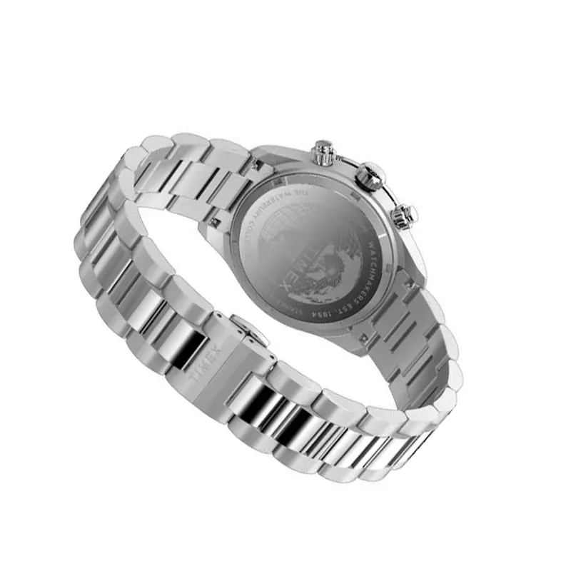 Timex Waterbury Heritage Chronograph Silver Dial Men's Watch- TW2Y19200 watch product view 5