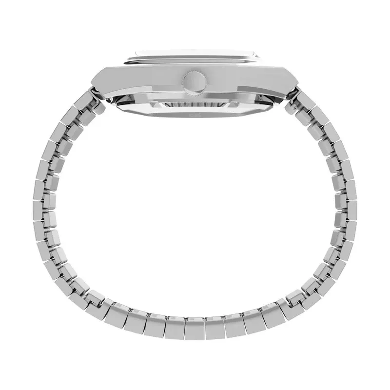 Timex Ice Blue Vintage "TV Dial" Automatic E-Line Men's Watch- TW2Y66700 TW2Y66700UJ watch bracelet clasp and caseback