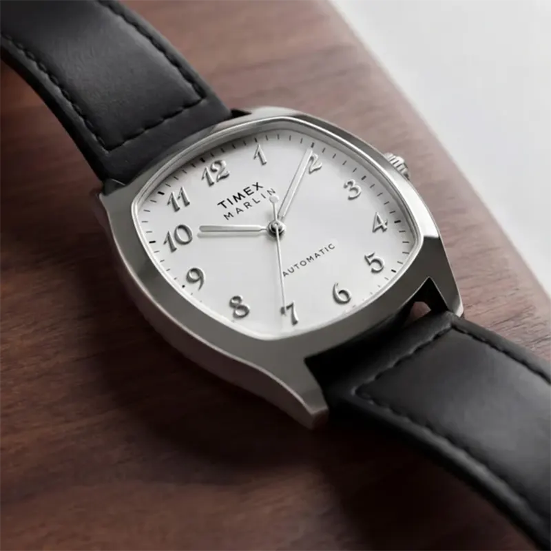 Timex Marlin Chatham Automatic White Dial Men’s Watch- TW2Y84300 watch bracelet clasp and caseback