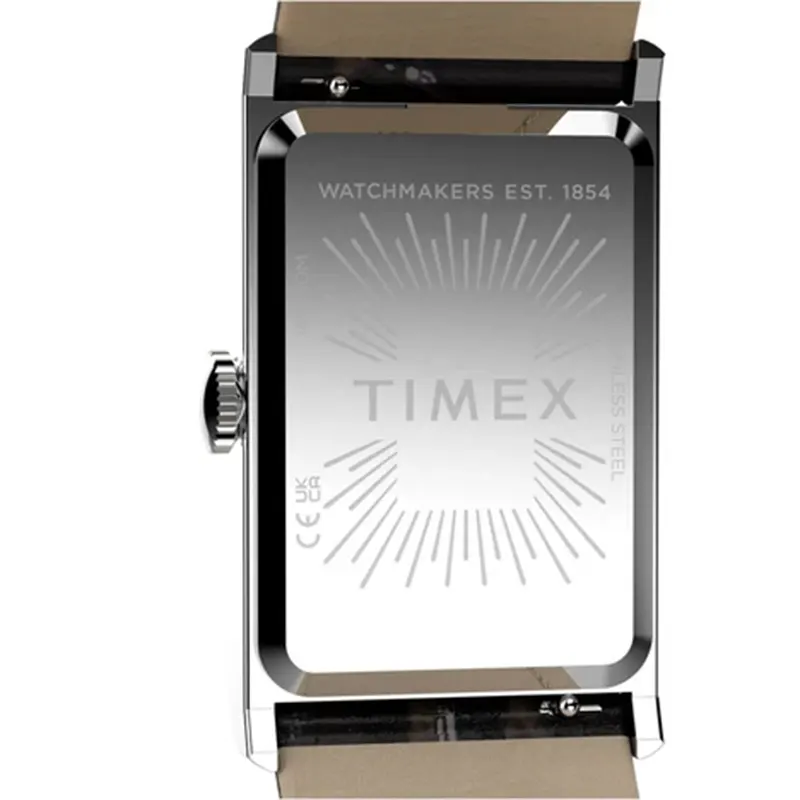 Timex 1976 Lexington Reissue White Dial Men's Watch- TW2Y88200 TW2Y88200UJ watch bracelet clasp and caseback