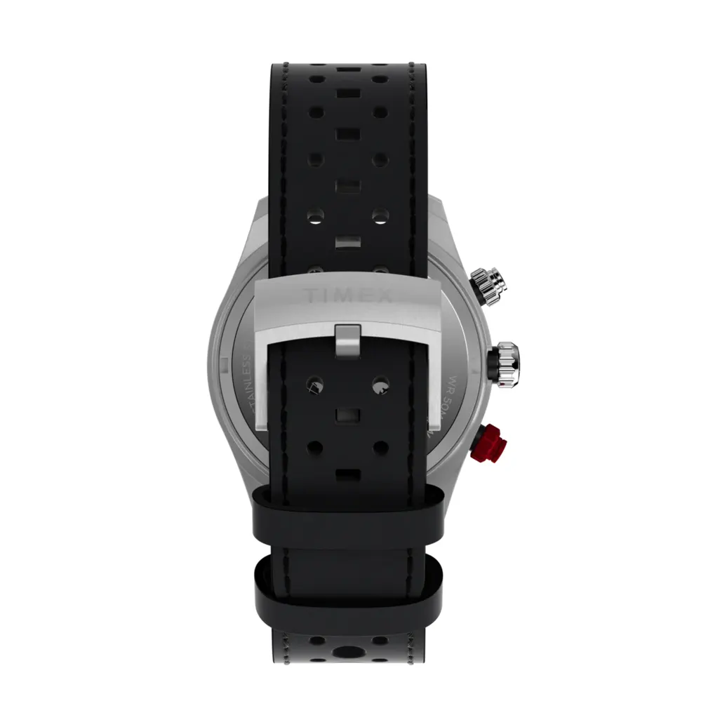 Timex Waterbury Heritage Black Dial Men's Watch- TW2Y93300 watch bracelet clasp and caseback
