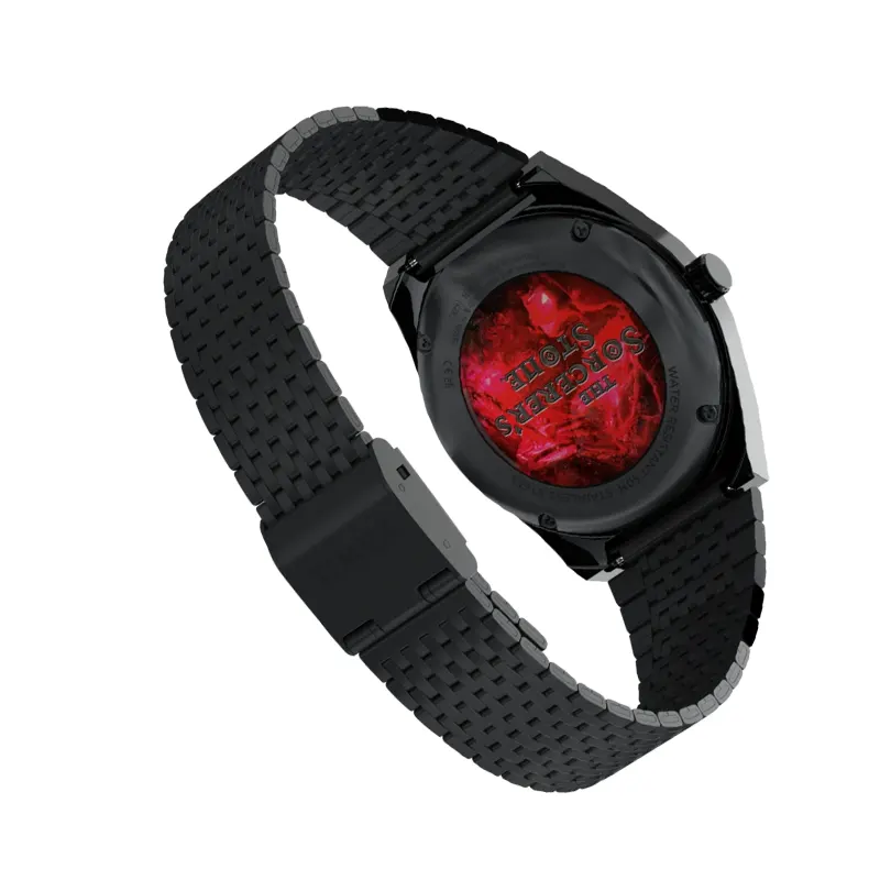 Timex Harry Potter x Sorcerer’s Stone Men’s Watch- TW2Y99700 watch side profile and crown