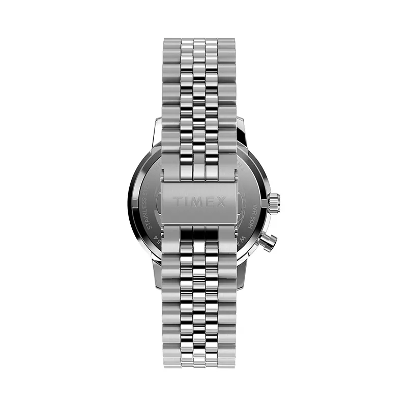 Timex Marlin® Chronograph Moon Phase Blue Dial Men's Watch- TWEG26802 watch product view 7