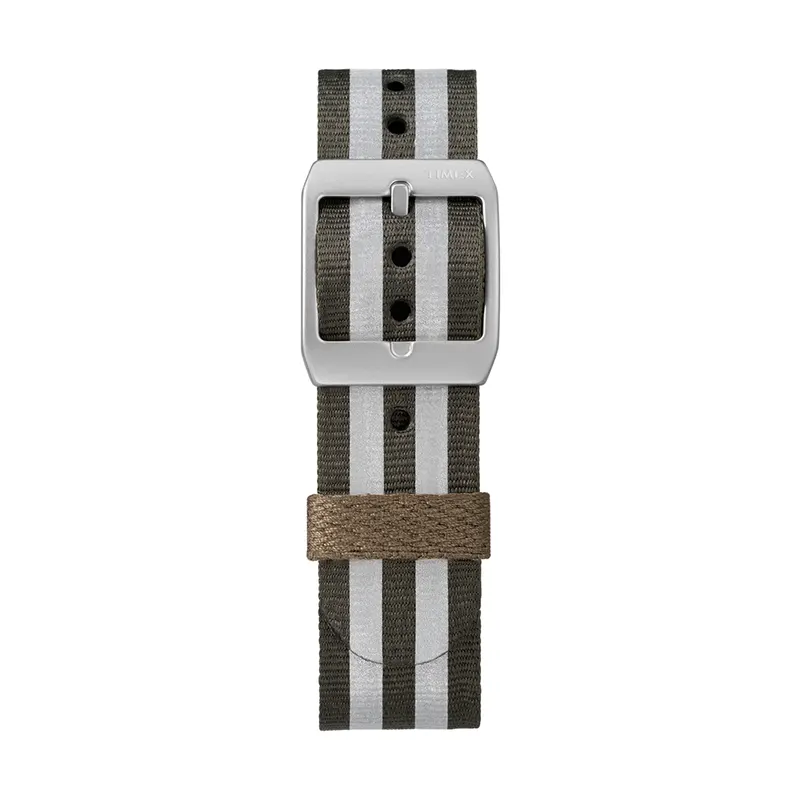 Timex MK1 Aluminum Silver Dial Polished Men's Watch- TW2R81300 watch side profile and crown
