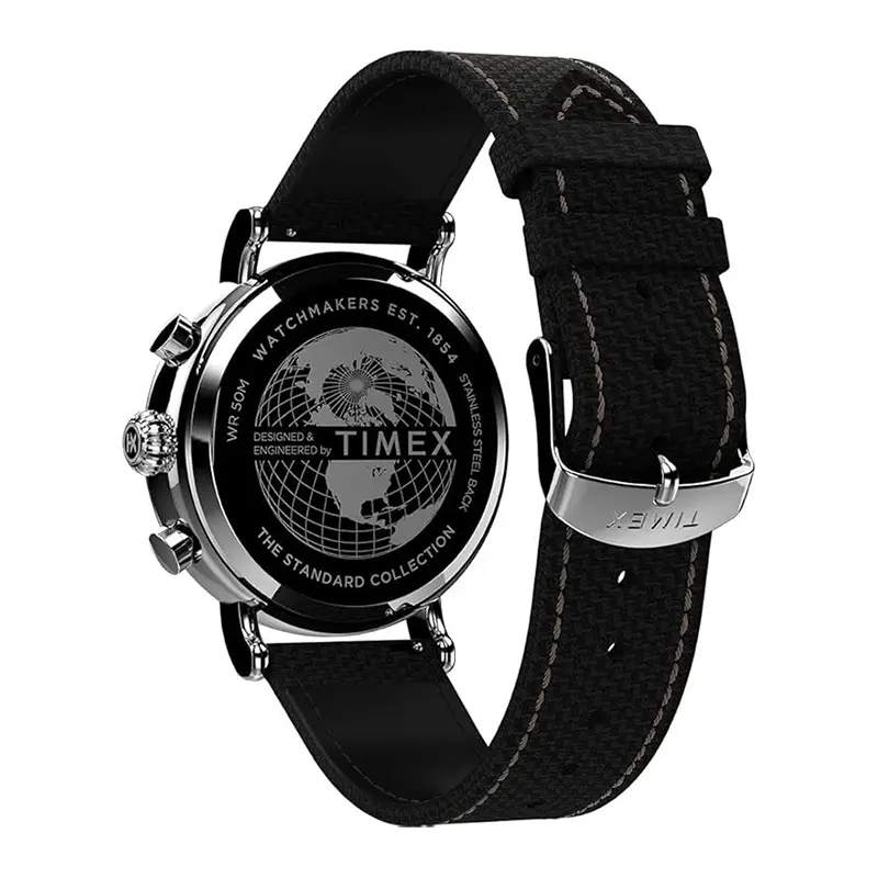 Timex Chronograph Quartz Black Dial Febric Strap Men's Watch- TW2V43700 watch product view 7