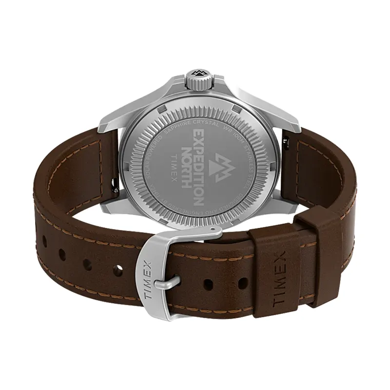Timex Expedition Field Post Solar Blue Dial Men's Watch- TW2V03600 watch bracelet clasp and caseback