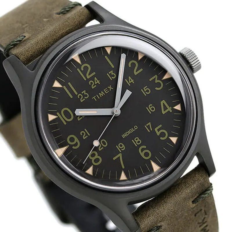 Timex MK1 Field Watch Line Black Dial Men's Watch- TW2R97000VK watch bracelet clasp and caseback