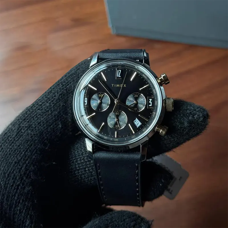 Timex Marlin® Chronograph Tachymeter Black Dial Men's Watch- TW2W51500 TW2W51500UJ watch product view 7