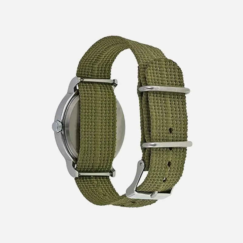 Timex Weekender Cream Numeric Dial Fabric Men's Watch- T2N651 watch bracelet clasp and caseback
