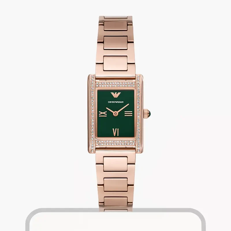 Emporio Armani Genni Green Dial Ladies Watch- AR11641 | Watch Shop BD