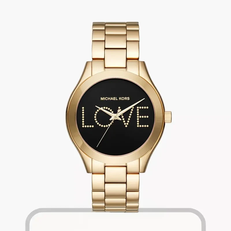 Michael Kors Darci Grey Dial Rose Gold Ladies Watch- MK4408
