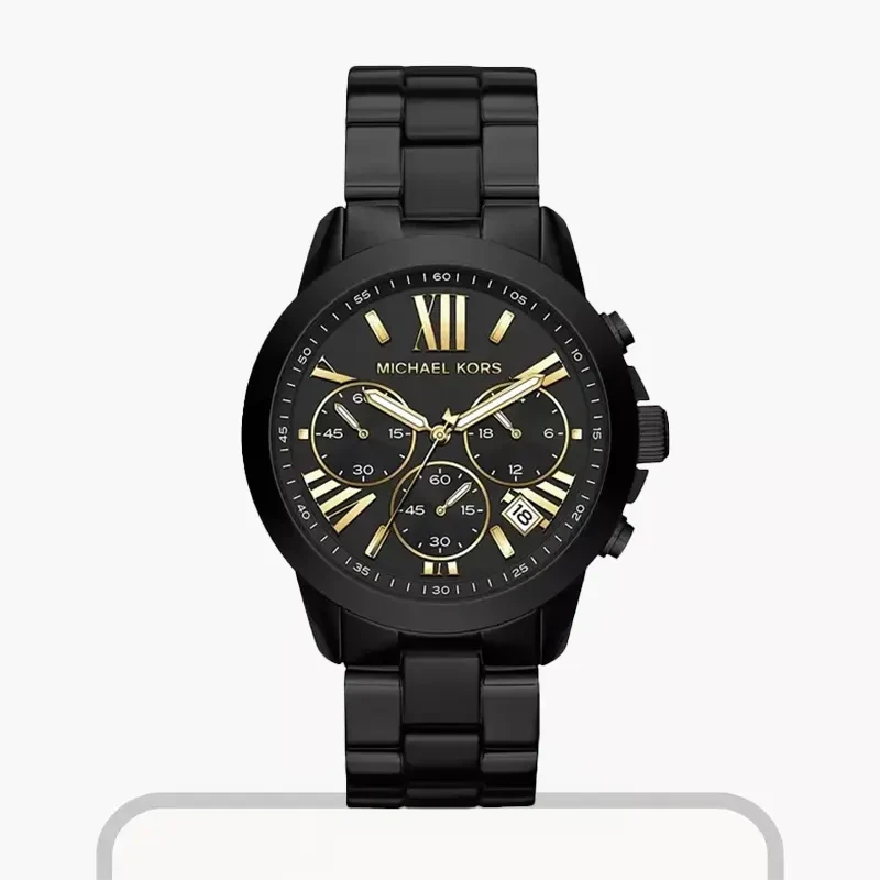 Luxury MK Brecken Chronograph Black Watch display picture 1