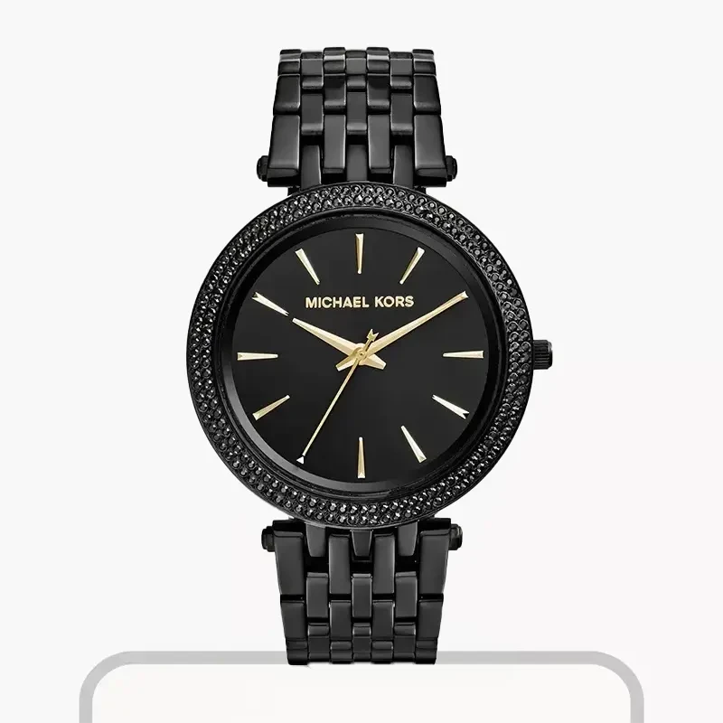 Michael Kors Darci Grey Dial Rose Gold Ladies Watch- MK4408