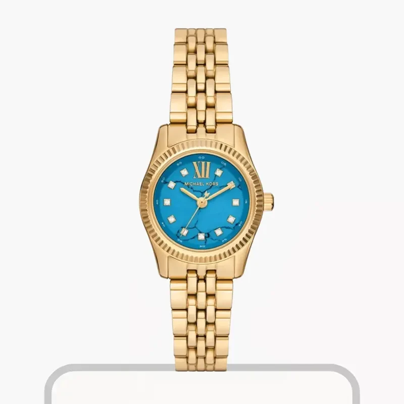 Michael Kors Darci Grey Dial Rose Gold Ladies Watch- MK4408