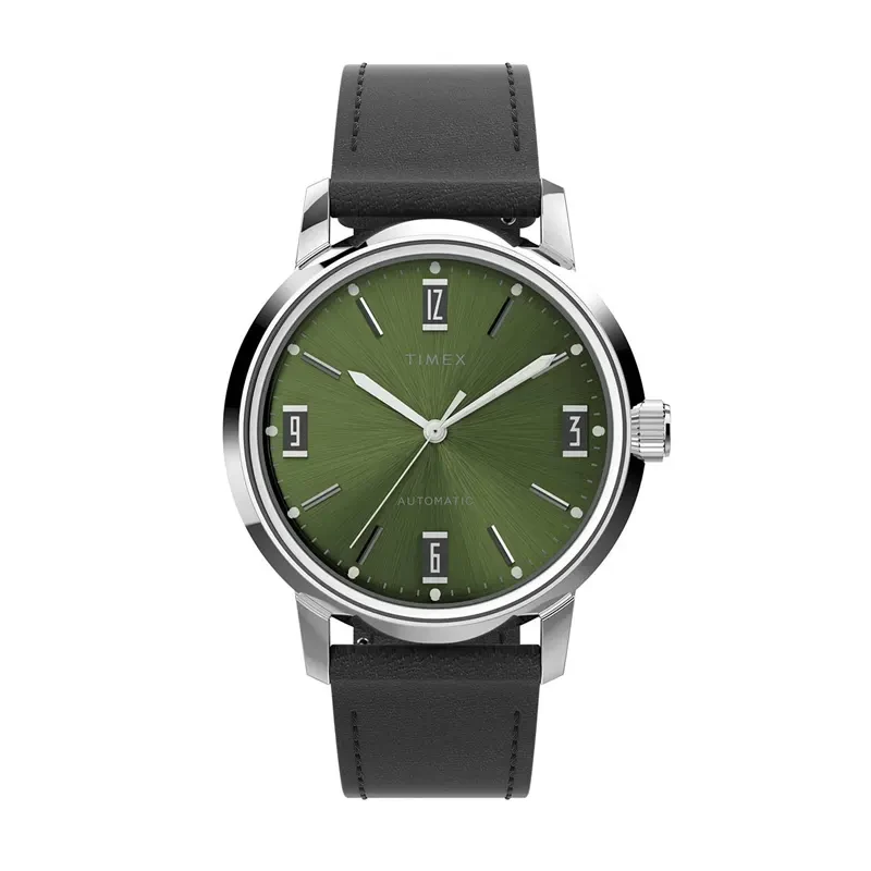 Timex Marlin Green Dial Automatic Men's Watch- TW2V44600 watch, front product view