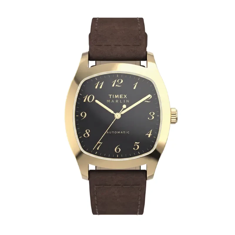 Timex Marlin Chatham Automatic Black Dial Men’s Watch- TW2Y84500 watch, front product view