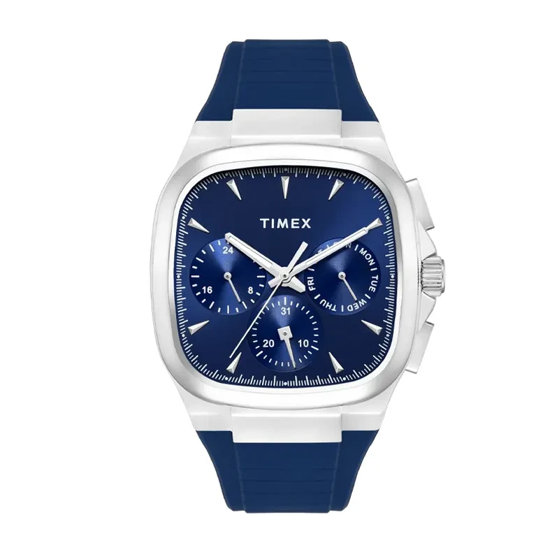 Timex Square Blue Dial Men's Watch- TWEG353SMU02 watch, front product view