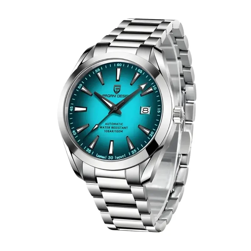 Pagani Design Aqua Terra Vivid Gradient Blue Dial Men's Watch- PD-1688