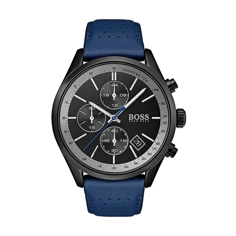 Hugo Boss Grand Prix Chronograph Grey Mesh Watch 1513563