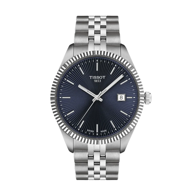 Tissot Ballade Quartz Blue Dial Men's Watch - T156.410.11.041.00