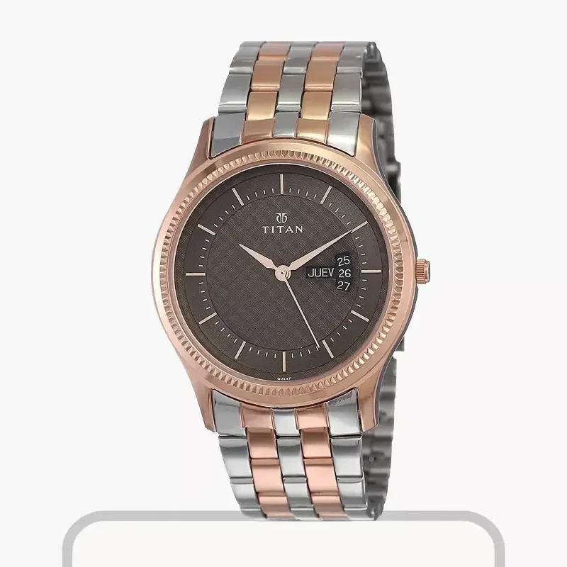 Titan Karishma Blue Dial Men's Watch | 1824WL01 | Watch Shop BD