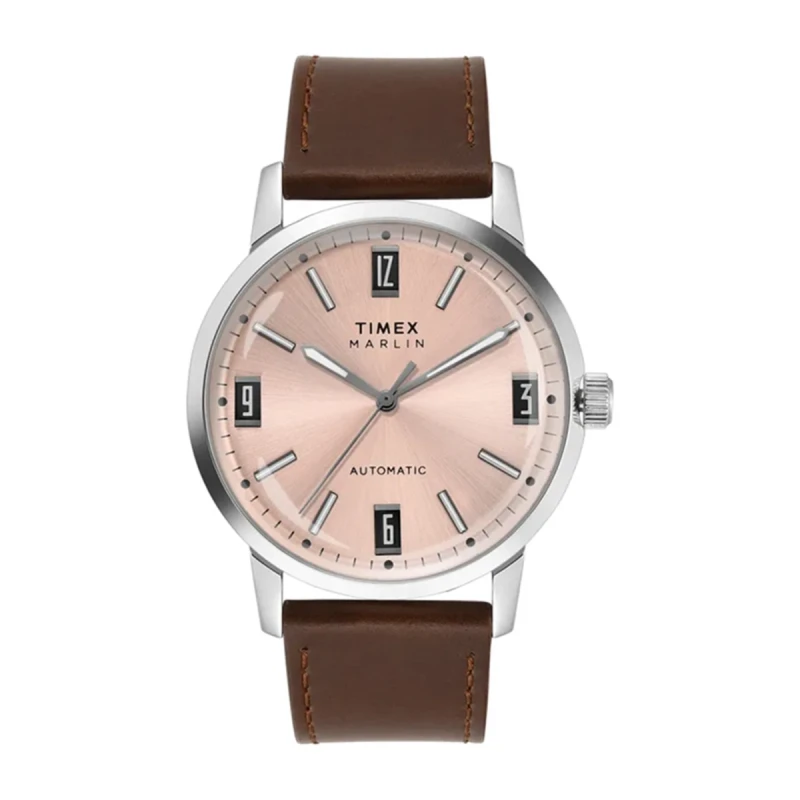 Timex Marlin Automatic Salmon Men's Watch- TWEG26701