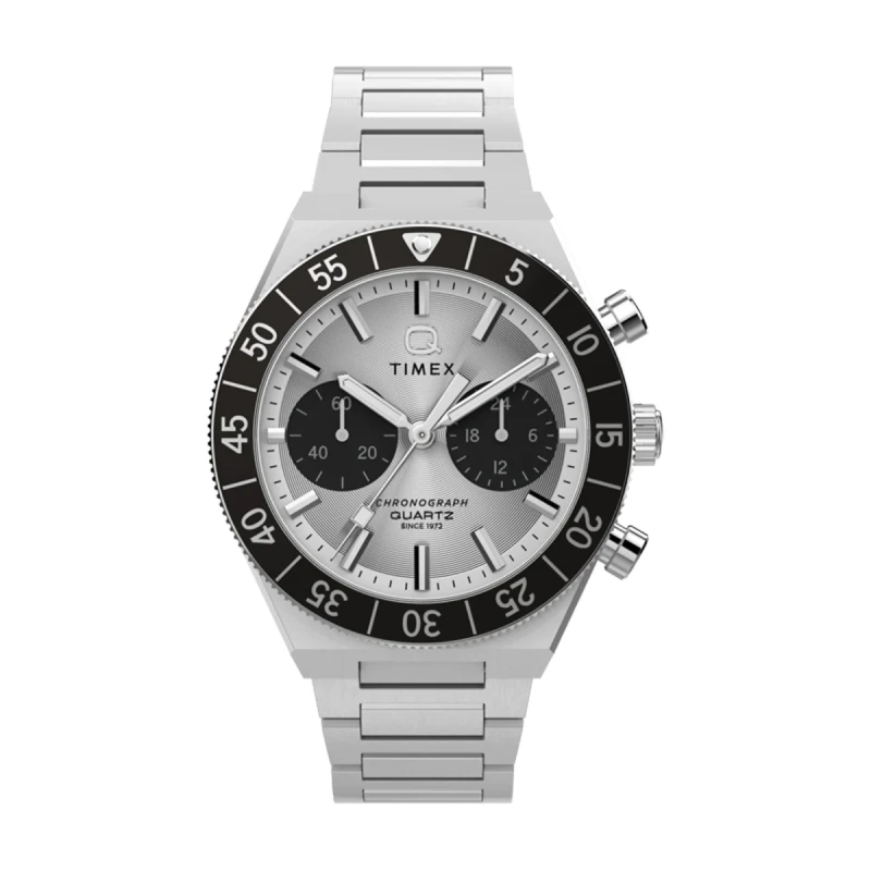 Q Timex Continental Chronograph Mans Watch- TW2Y55800