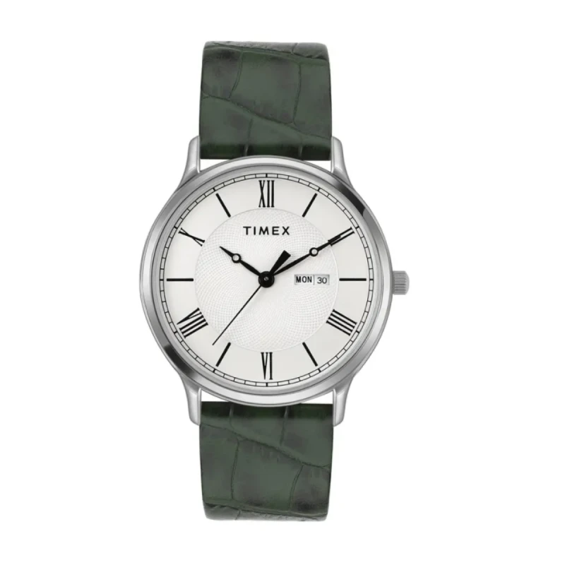 Timex White Dial Analog Men's Watch- TWTG10510 watch, front product view